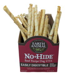 Earth Animal No-Hide Beef Stix til hund m. Okse, 1 stk
