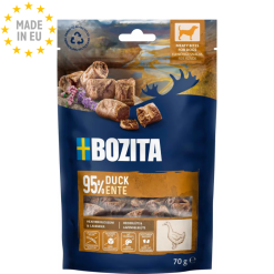 Bozita Meaty Bites And Kornfri, Naturlig Godbid til hund 95 % Kød, 70 g, Fra EU
